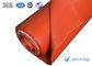 ύφασμα φίμπεργκλας 3.5mm κόκκινο υφαμένο Twill ντυμένο σιλικόνη